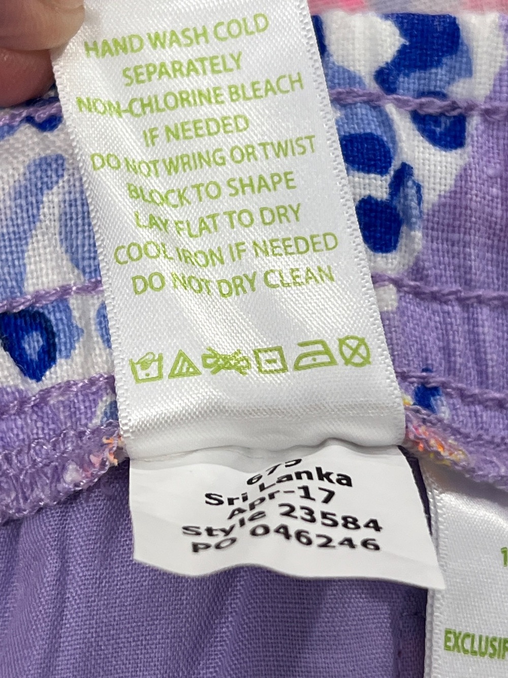Lilly Pulitzer Baybreeze 100% Linen Shorts So Snappy Print Tassel Drawstring - Picture 5 of 8